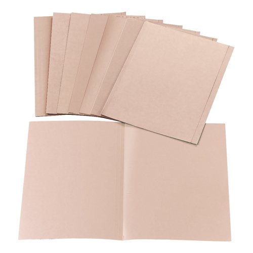5 Star Recycled Square Cut Folder Foolscap 170gsm Buff PK100 | Workline
